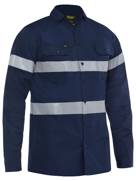 BS6883T-TAPED COOL LIGHTWEIGHT DRILL SHIRT