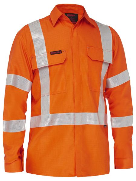 BS8439XT-APEX 185 TAPED HI VIS RIPSTOP FR VENTED SHIRT