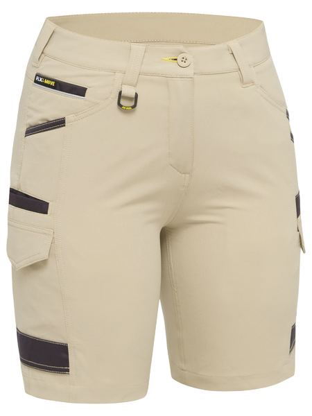 BSHL1332-WOMEN’S FLX & MOVE™ 4-WAY STRETCH ZIP CARGO SHORT