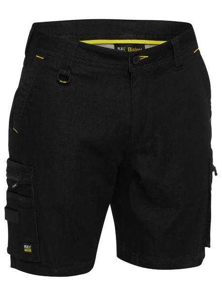 BSHC1335-FLX & MOVE™ STRETCH DENIM ZIP CARGO SHORT