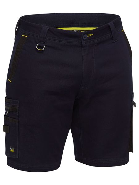 BSHC1335-FLX & MOVE™ STRETCH DENIM ZIP CARGO SHORT