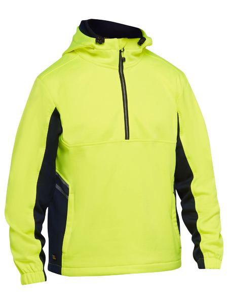 BK6571-HI VIS WATER REPELLENT FLEECE HOODIE