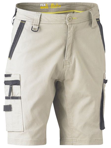 BSHC1330-Flx & Move™ Stretch Utility Zip Cargo Short