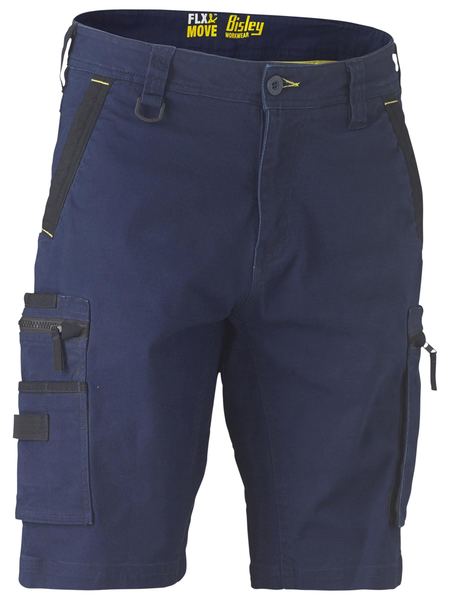 BSHC1330-Flx & Move™ Stretch Utility Zip Cargo Short