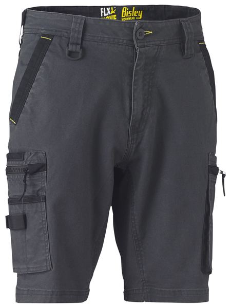 BSHC1330-Flx & Move™ Stretch Utility Zip Cargo Short