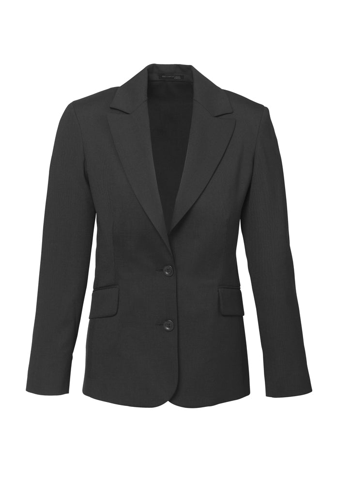 64012-Comfort Wool Stretch Womens Longline Jacket