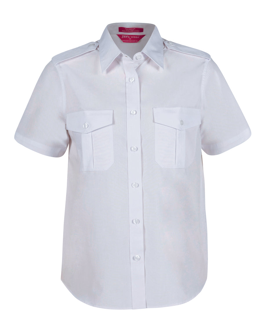 6ESS1-Jb's Ladies S/S Epaulette Shirt