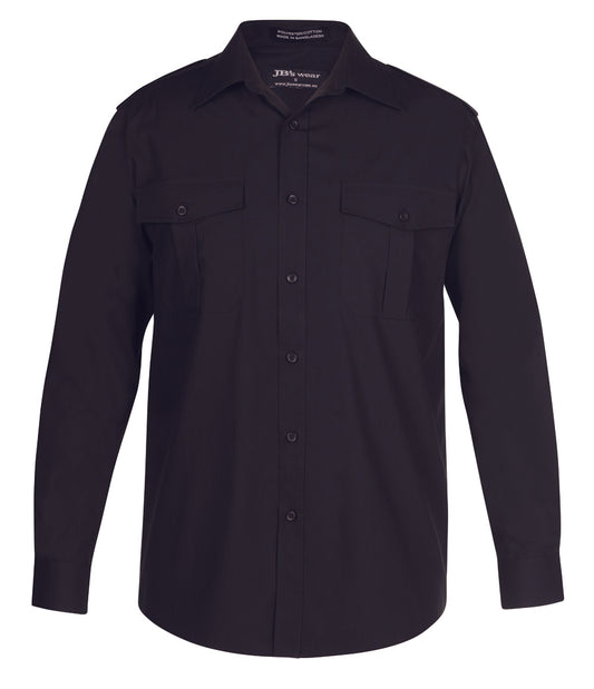 6E-Jb's L/S Epaulette Shirt