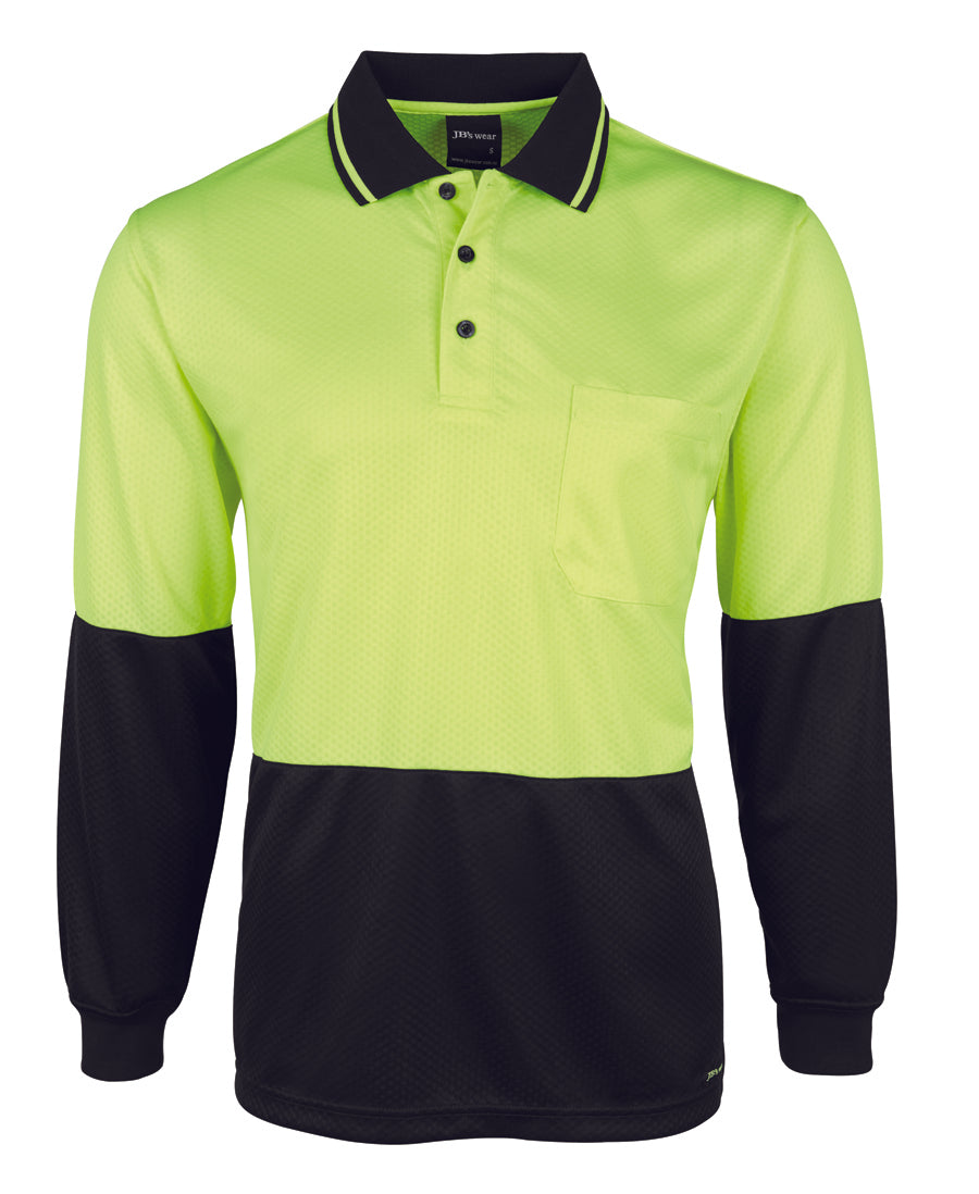 6HJNL-Jb's Hv 4602.1 L/S Jacquard Polo