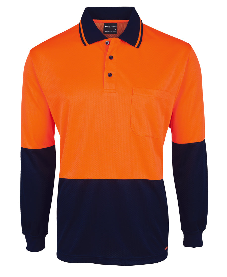 6HJNL-Jb's Hv 4602.1 L/S Jacquard Polo