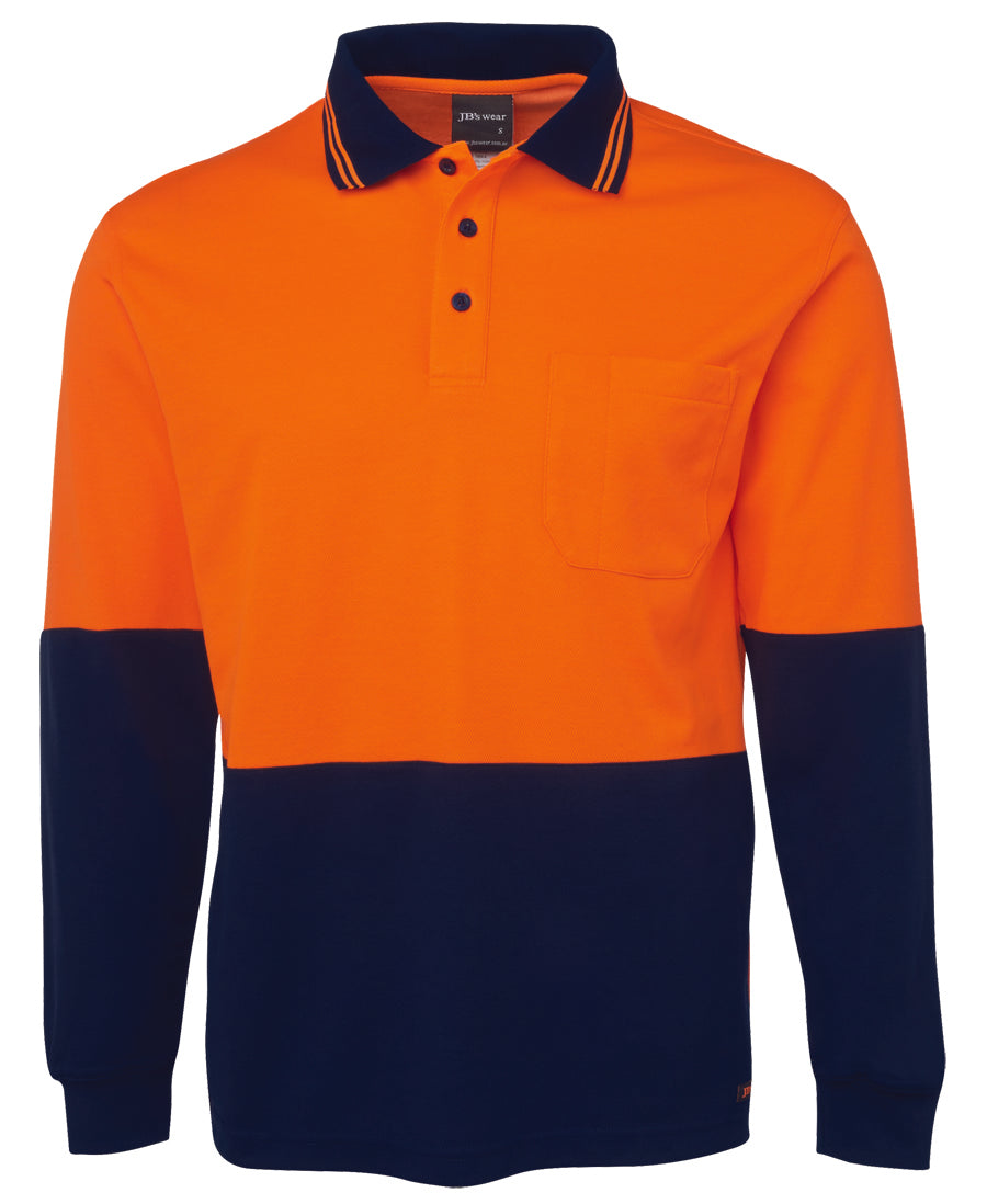 6HPL-Jb's Hv L/S Cotton Back Polo