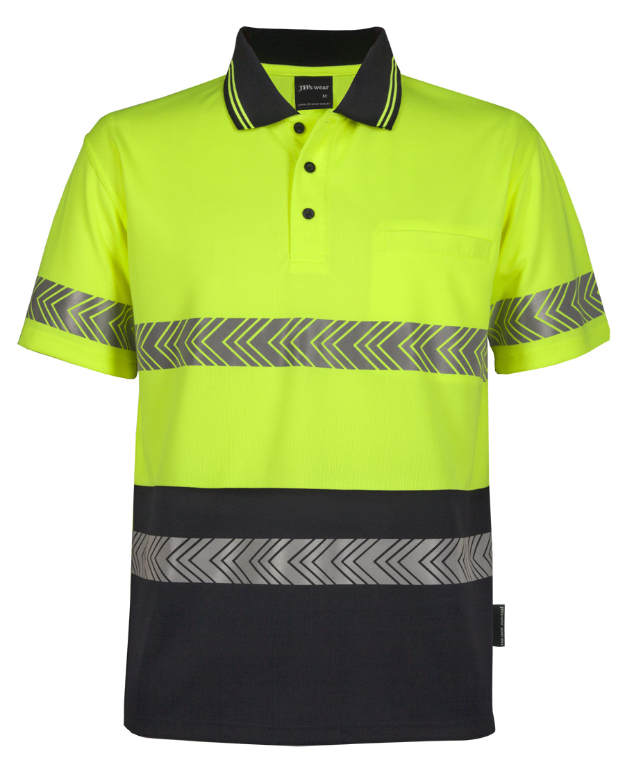 6HSST-Jb's Hv S/S Segmented Tape Polo