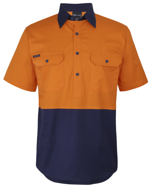 6HVCW-Jb's Hv Close Front S/S 150G Work Shirt