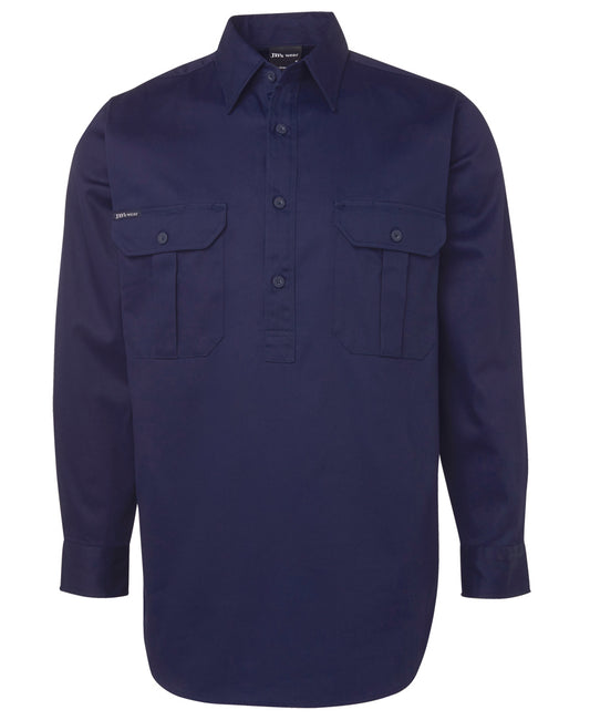 6WSCF-Jb's Close Front L/S Work Shirt