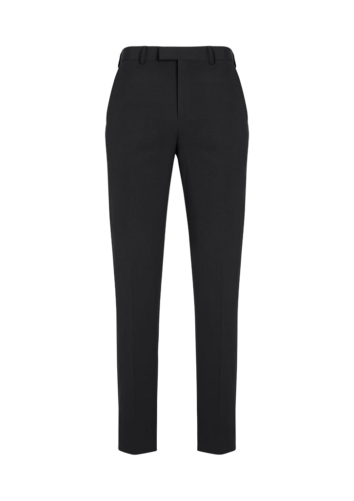 70716S-Siena Mens Slim Fit Flat Front Pant Stout