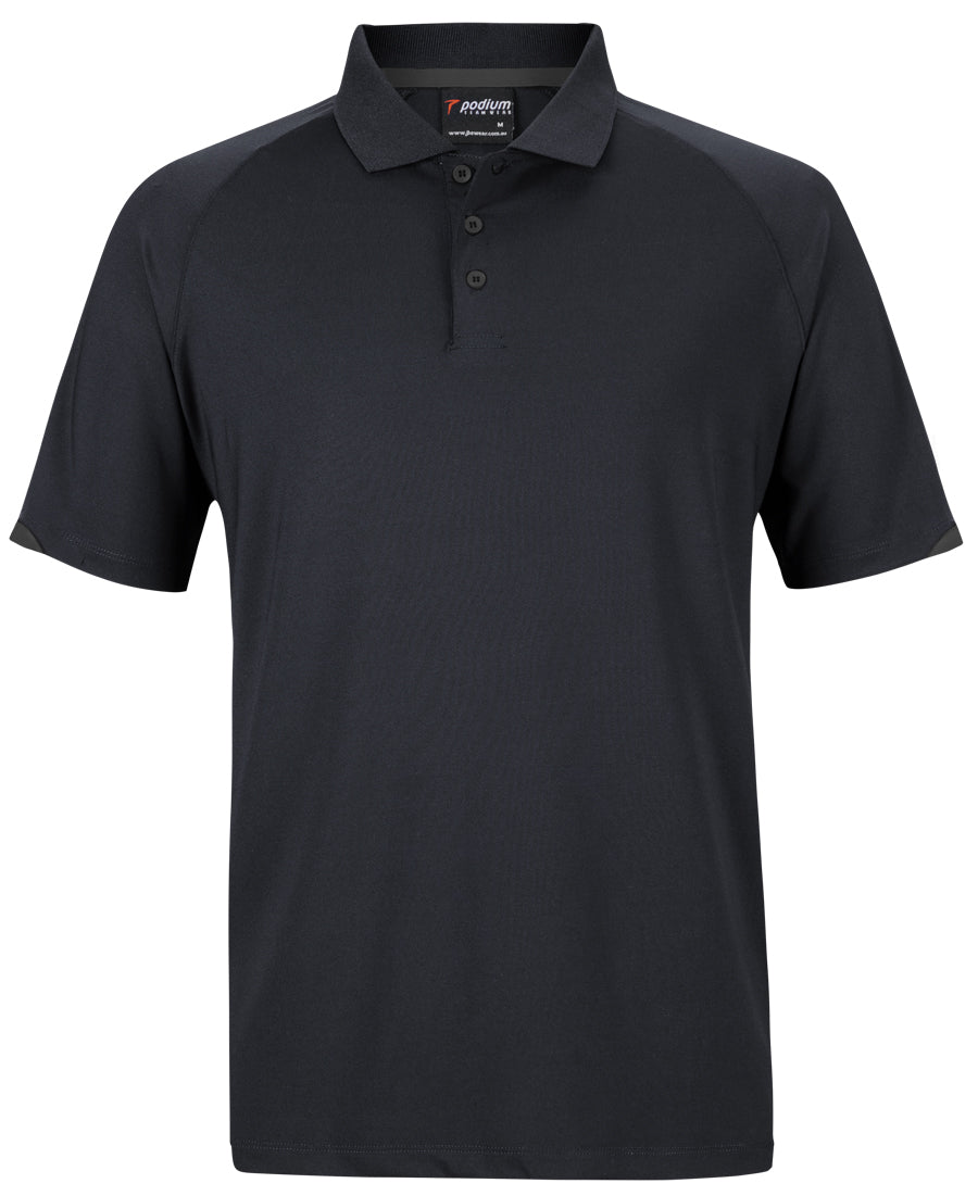 7STC-Podium Contrast Stretch Polo