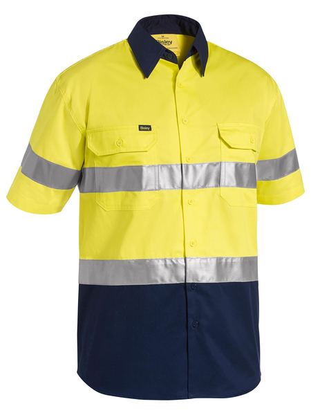 BS1896-Taped Hi Vis Cool Lightweight Short Sleeve Shirt