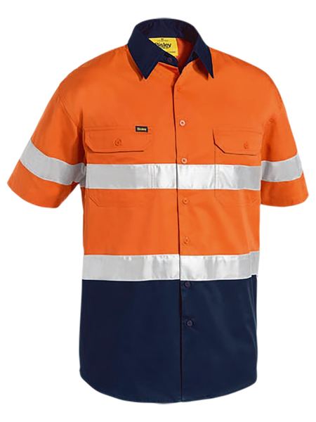 BS1896-Taped Hi Vis Cool Lightweight Short Sleeve Shirt