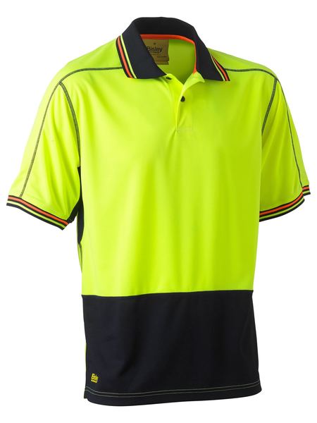 BK1219-Short Sleeve Hi Vis Polyester Mesh Polo