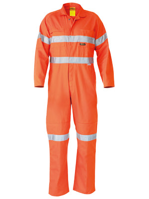 BC6718TW-Bisley Lightweight Coverall -Taped- Hi Vis