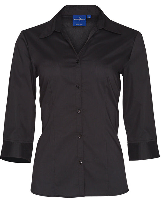 BS07Q Women's Teflon Executive 3/4 Sleeve Shirt