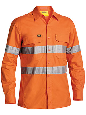 BS6416T-X Airflow™ Taped Hi Vis Ripstop Shirt