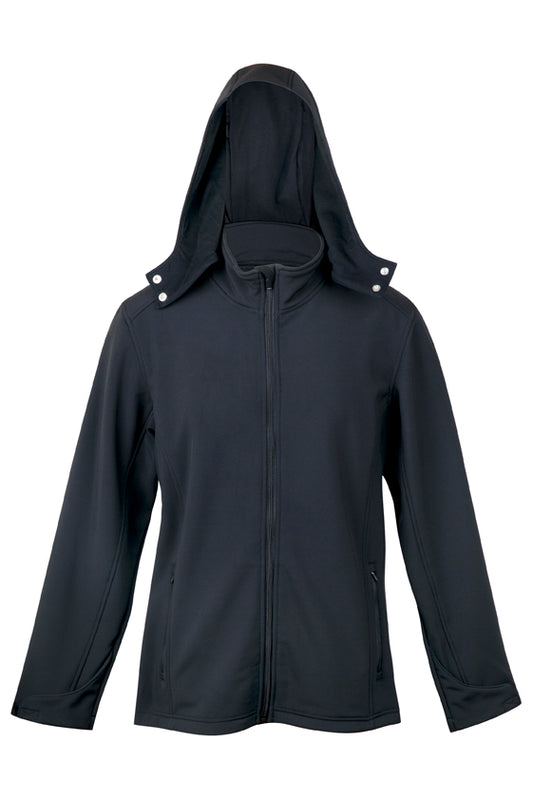 J483HZ--5-Men's Soft Shell HOODED Jacket - TEMPEST Range