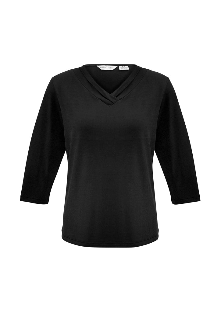 K819LT-Ladies Lana 3/4 Sleeve Top