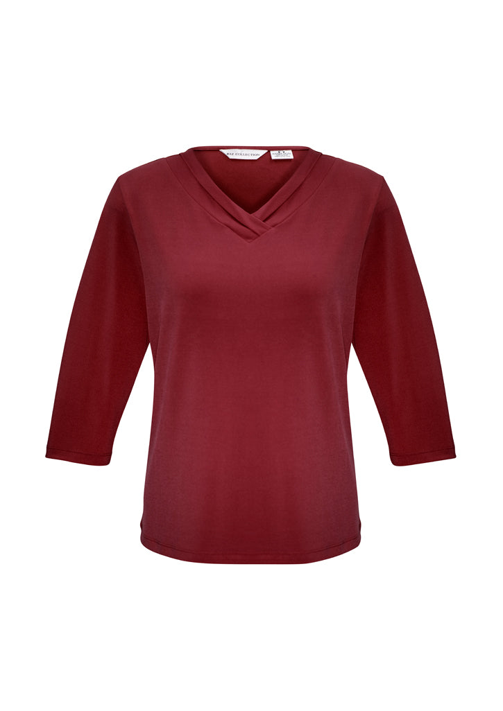 K819LT-Ladies Lana 3/4 Sleeve Top