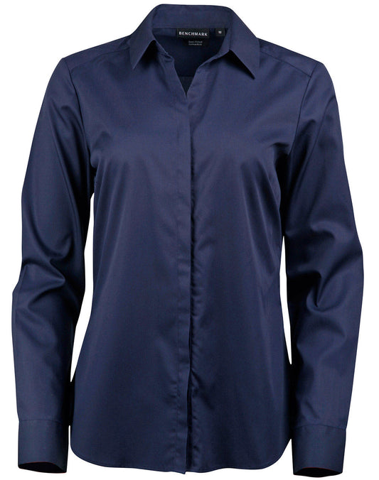 M8110L BARKLEY LADIES TAPED SEAM LONG SLEEVE SHIRT