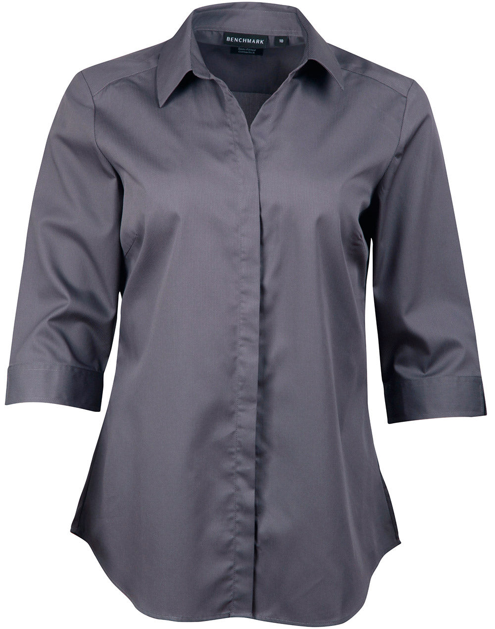 M8110Q BARKLEY LADIES TAPED SEAM 3/4 SLEEVE SHIRT