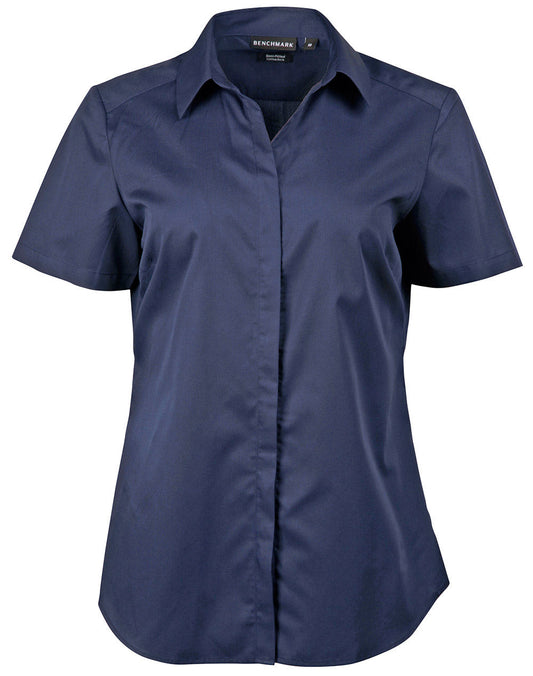 M8110S BARKLEY LADIES TAPED SEAM SHORT SLEEVE SHIRT