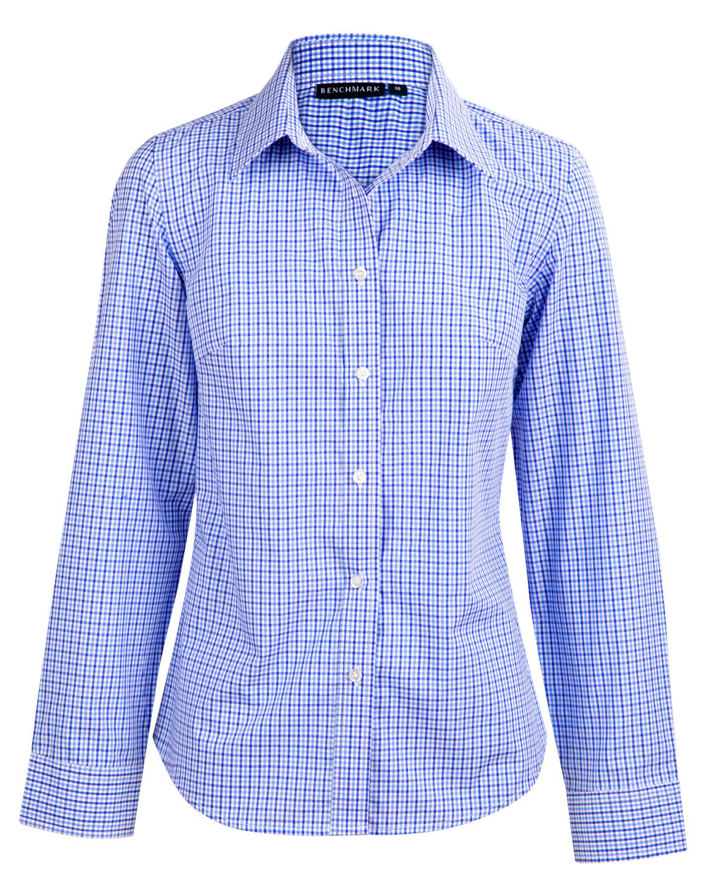 M8320L Ladies' Multi-Tone Check Long Sleeve Shirt