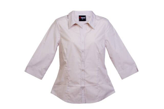 S004FQ-Ladies 3/4 Sleeve Shirts