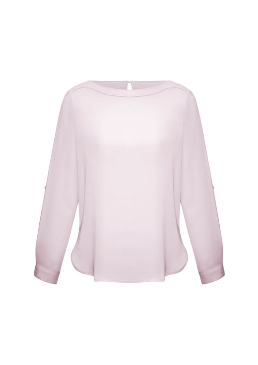 S828LL-Ladies Madison Boatneck Blouse