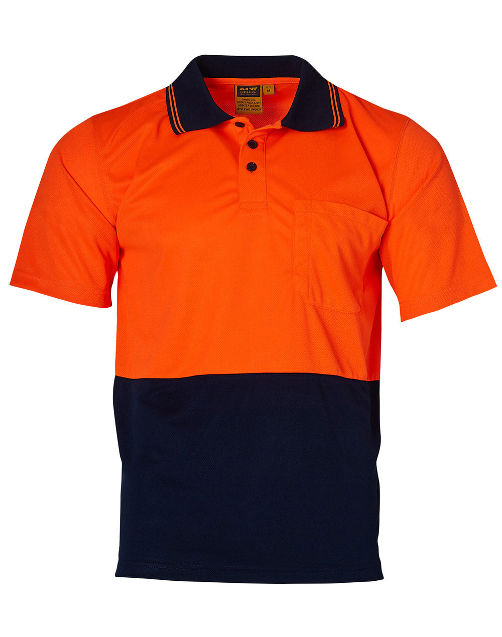 SW01CD High Visibility CoolDry Short Sleeve Polo