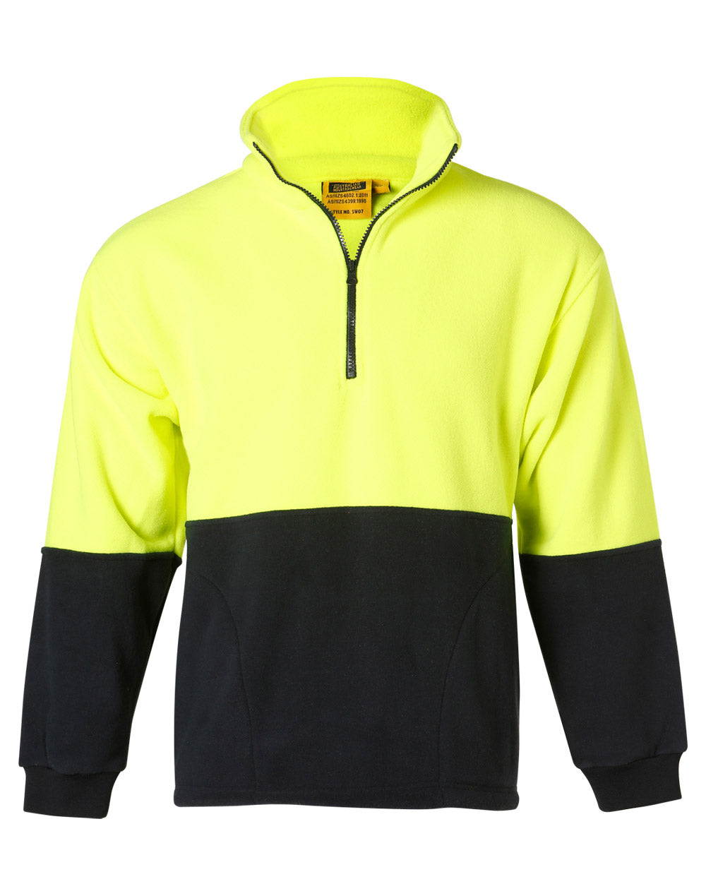 SW07 HI-VIS 2 TONE POLAR FLEECE