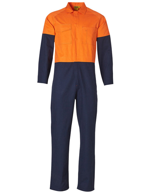 SW205 MEN'S TWO TONE COVERALL Stout Size