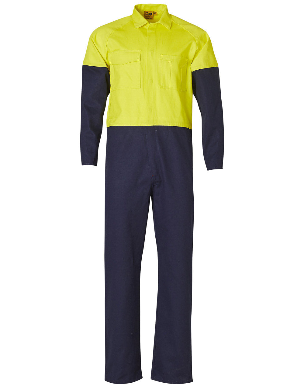 SW205 MEN'S TWO TONE COVERALL Stout Size