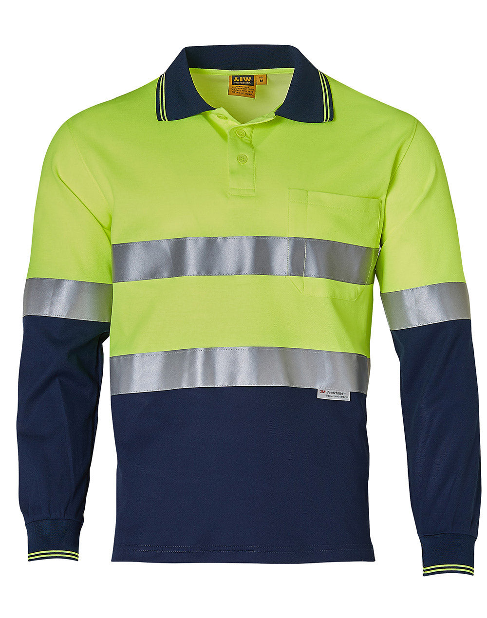 SW21A LONG SLEEVE SAFETY POLO