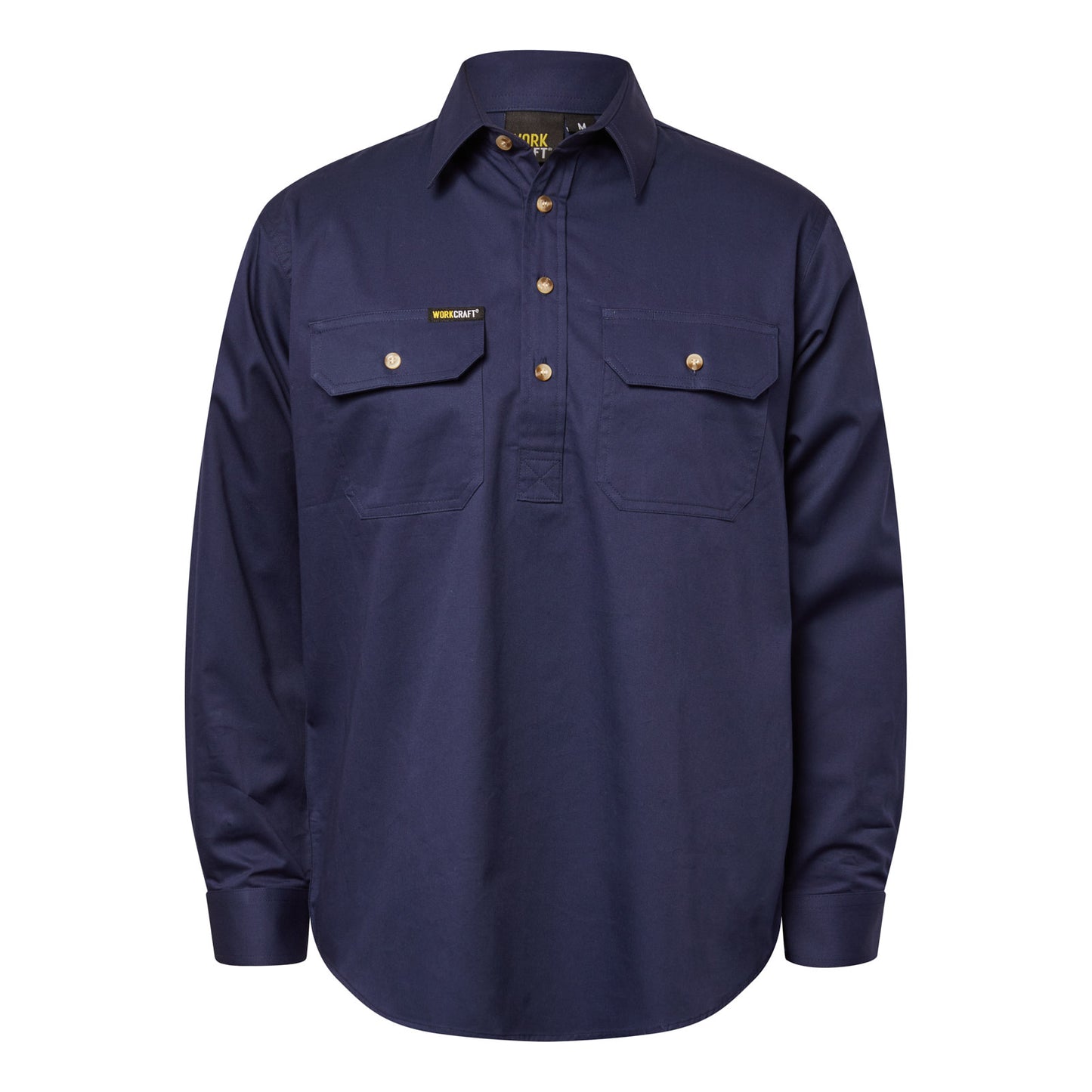 WS3029-Half Placket Full Col Sht