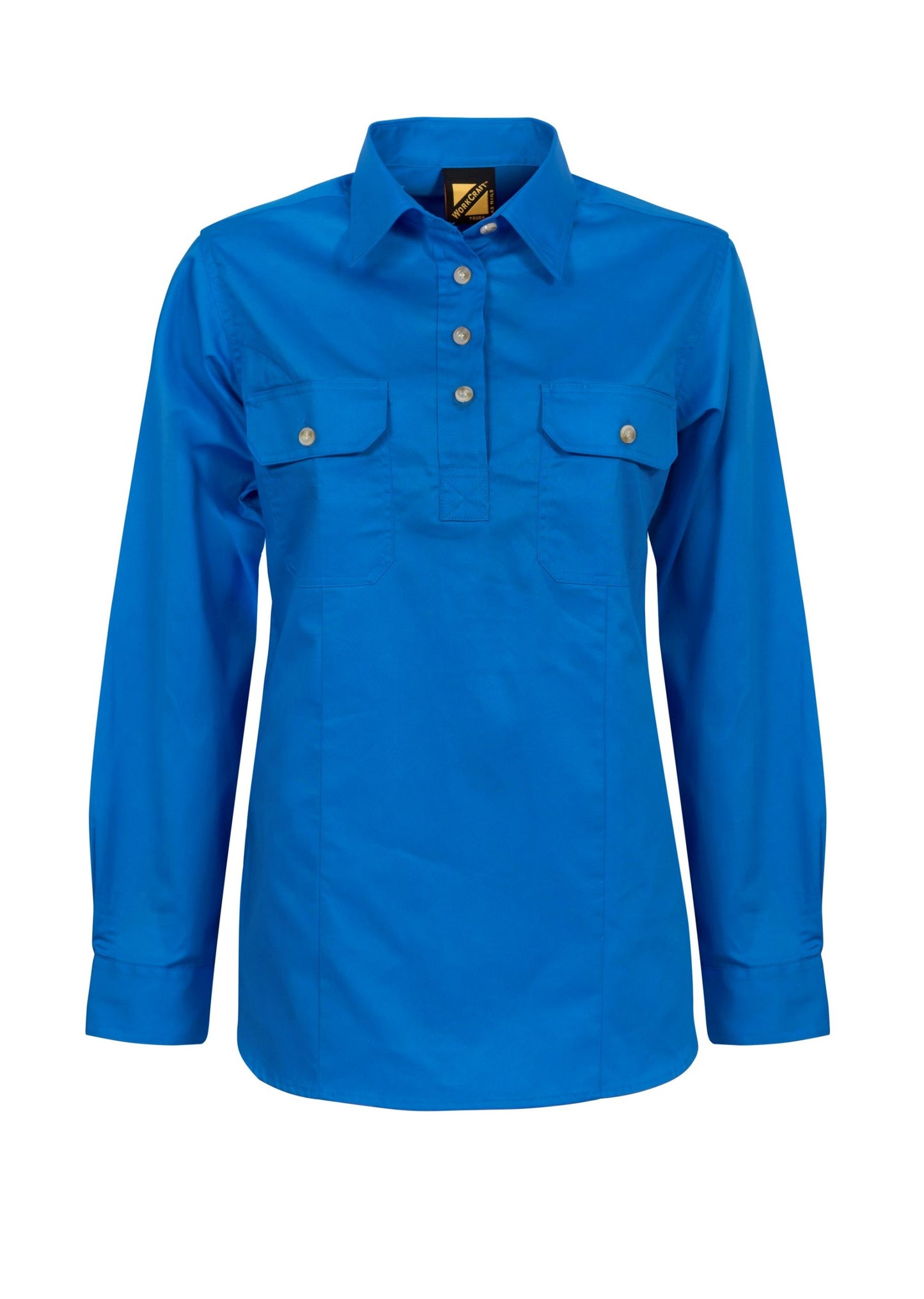 WSL505-Ladies Half Placket Shirt