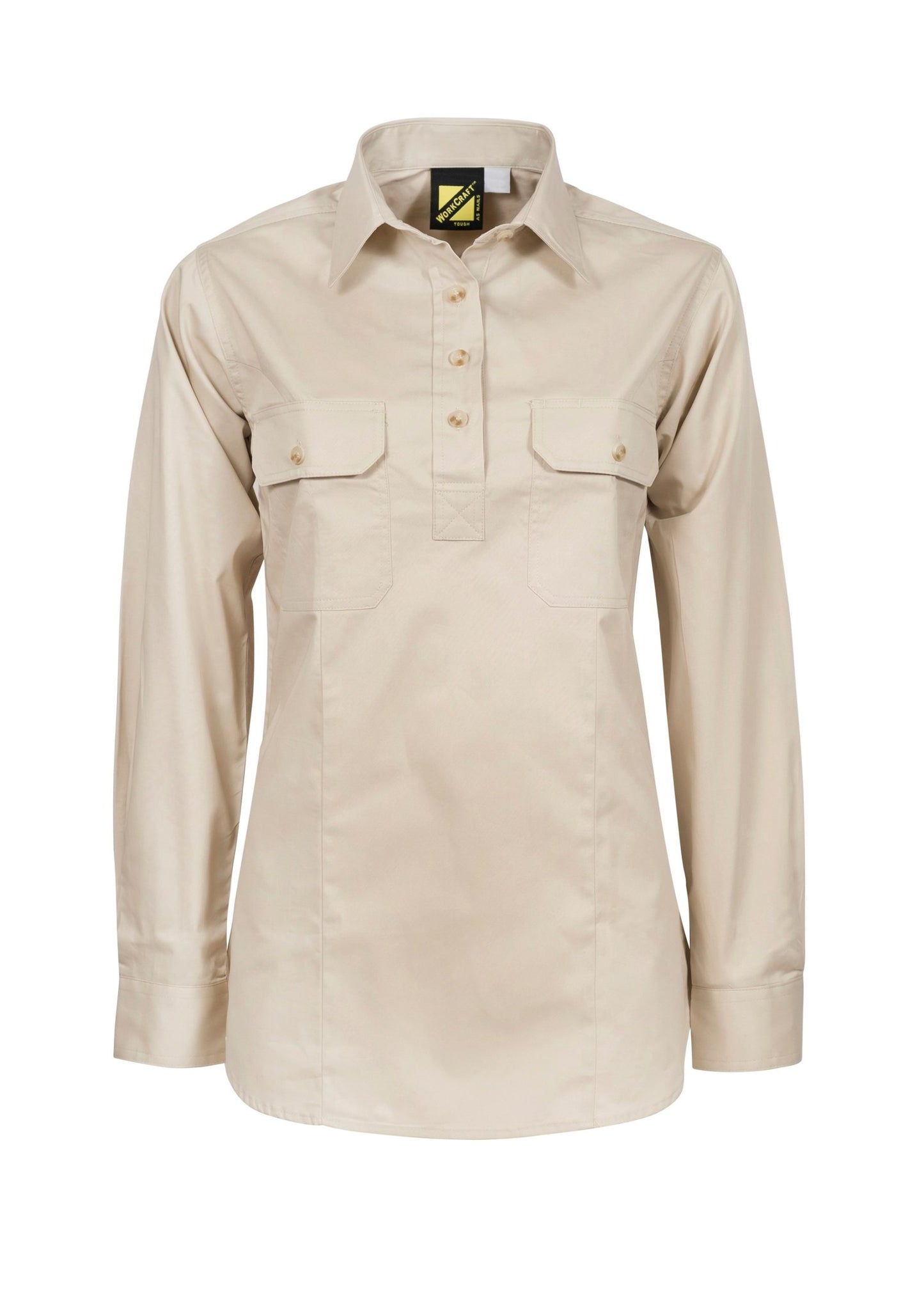 WSL505-Ladies Half Placket Shirt