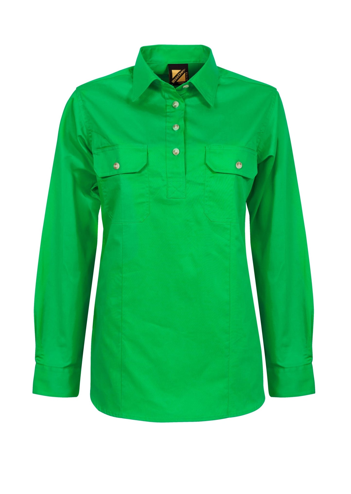 WSL505-Ladies Half Placket Shirt