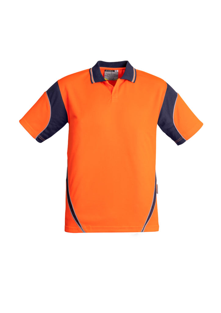 ZH248-Mens Hi Vis Aztec Polo - Short Sleeve