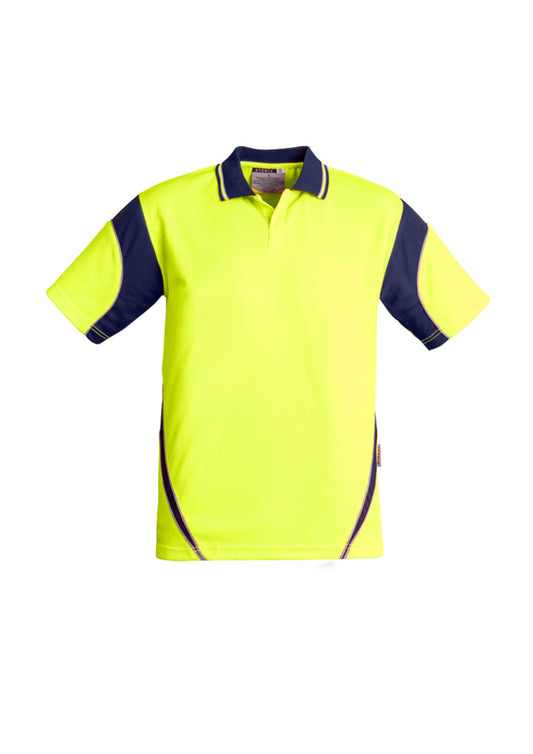 ZH248-Mens Hi Vis Aztec Polo - Short Sleeve