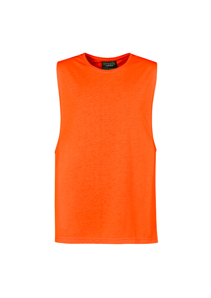 ZH297-Mens His Vis Sleeveless Tee