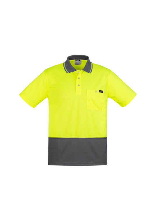 ZH415-Mens Comfort Back S/S Polo