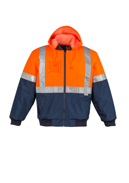 ZJ351-Mens HI Vis Quilted Flying Jacket