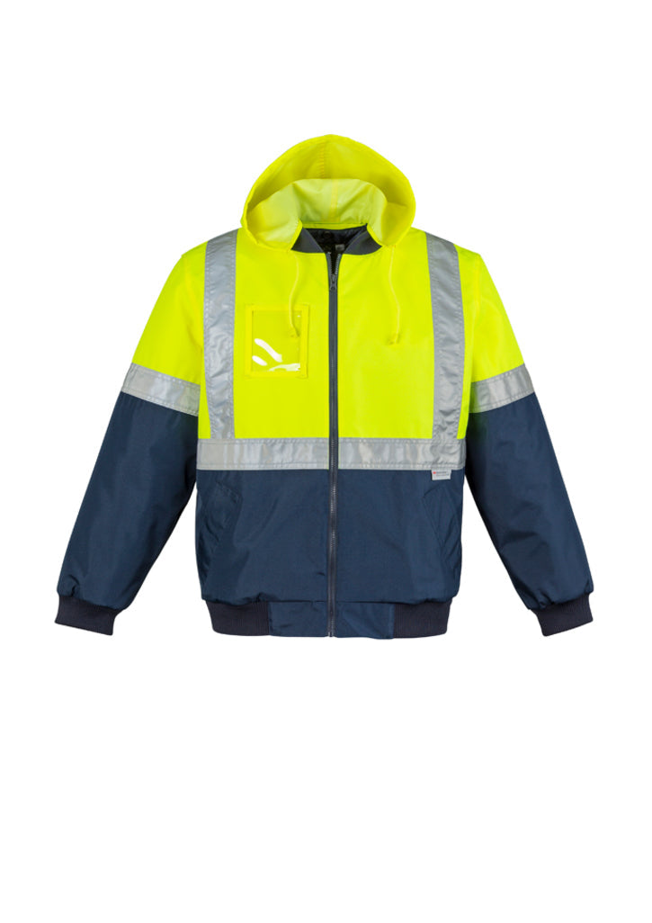 ZJ351-Mens HI Vis Quilted Flying Jacket